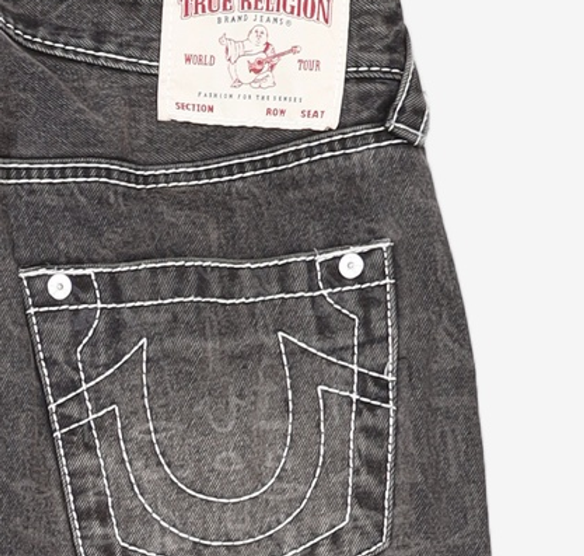 트루릴리젼(TRUERELIGION) HIEROGLYPHIC PANTS BLACK M