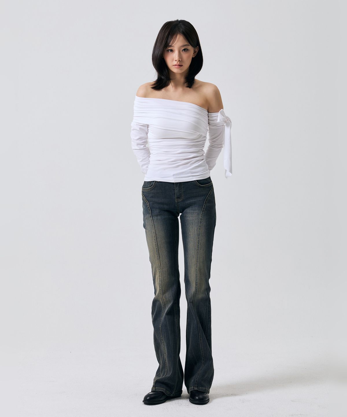 아리킴(ARIKIM) ELLA BOOTCUT DENIM PANTS / BLUE