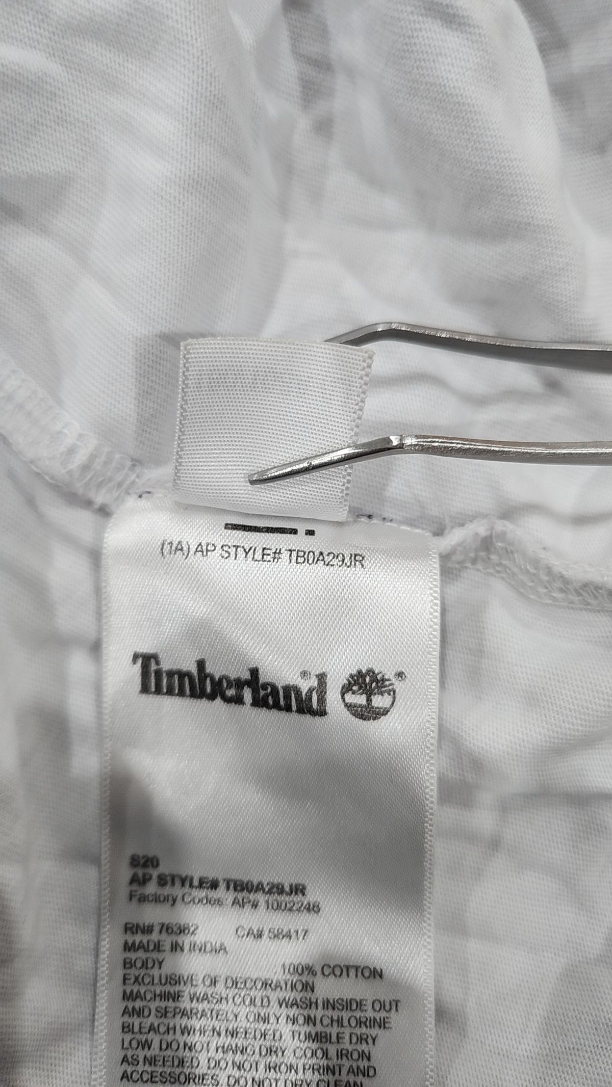 팀버랜드(TIMBERLAND) 반소매 티셔츠 L