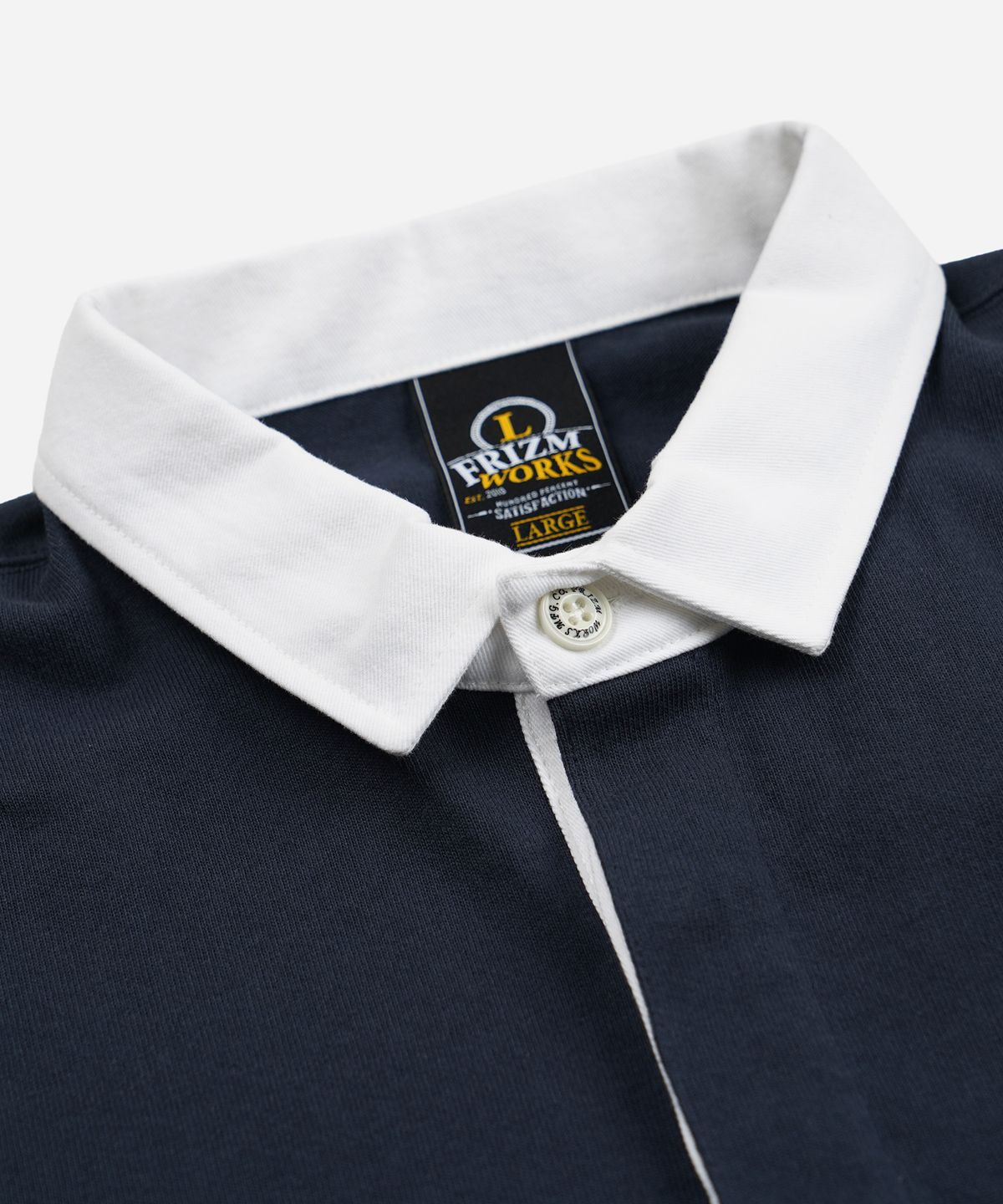 프리즘웍스(FRIZMWORKS) NATIONAL AIR MAIL WEEK RUGBY TEE _ NAVY