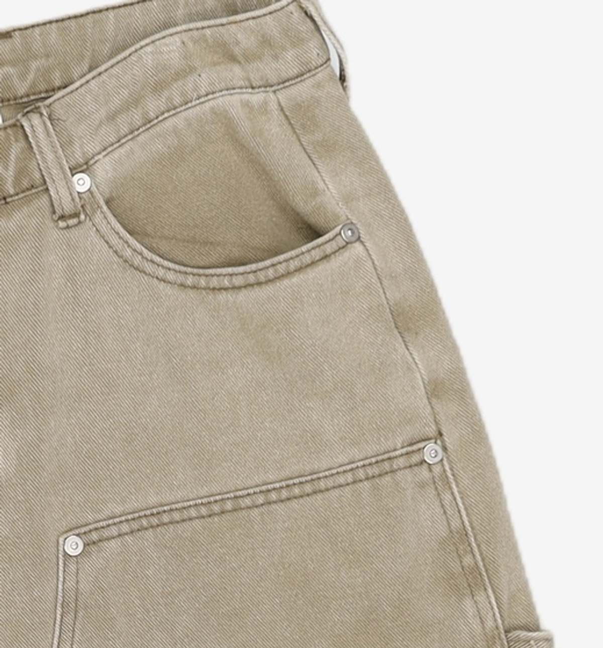 노매뉴얼(NOMANUAL) C.D.L BERMUDA PANTS - KHAKI M