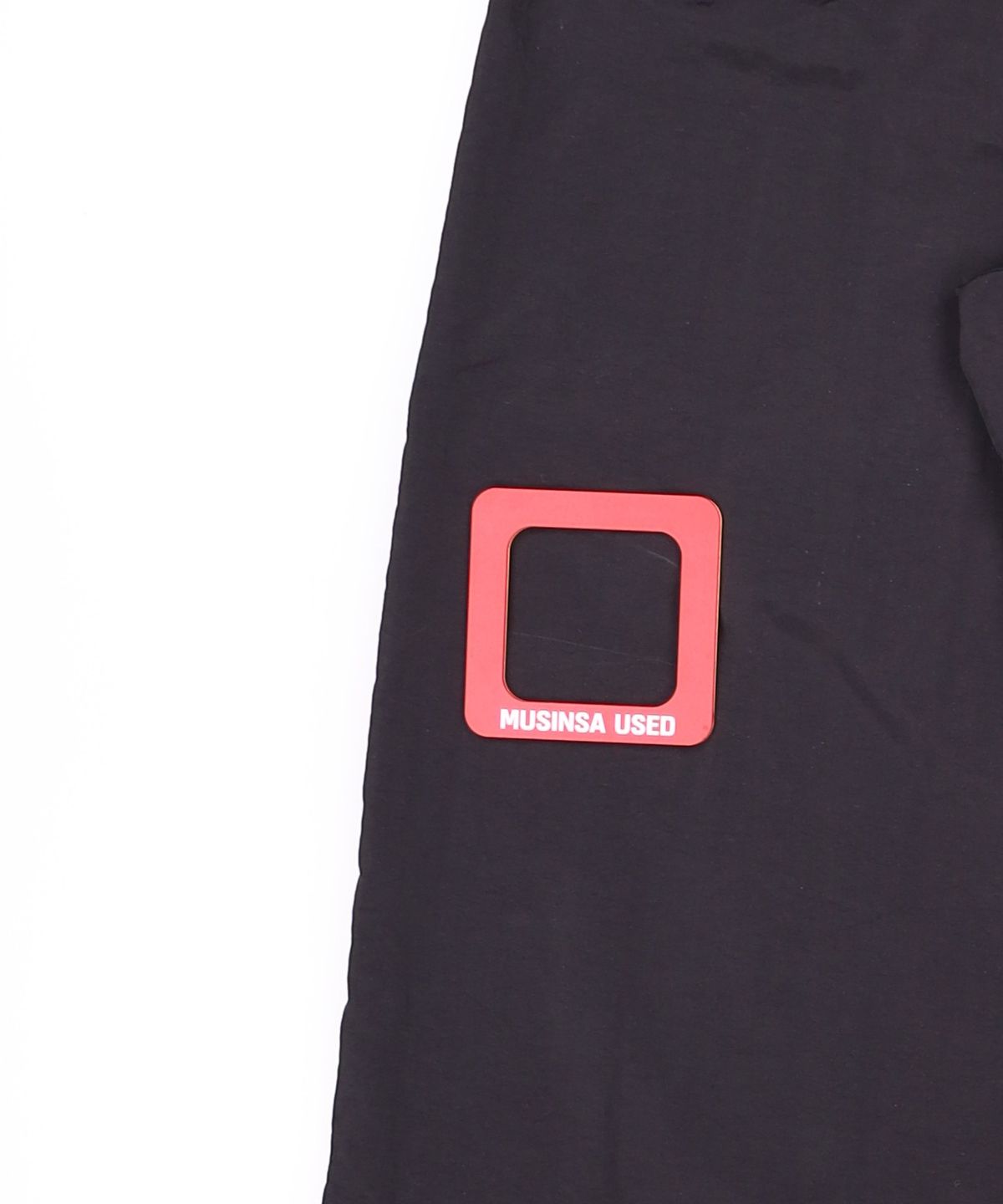 꼬모니노즈(COMONINOZ) W SAGGING NYLON PANTS [BLACK] FREE