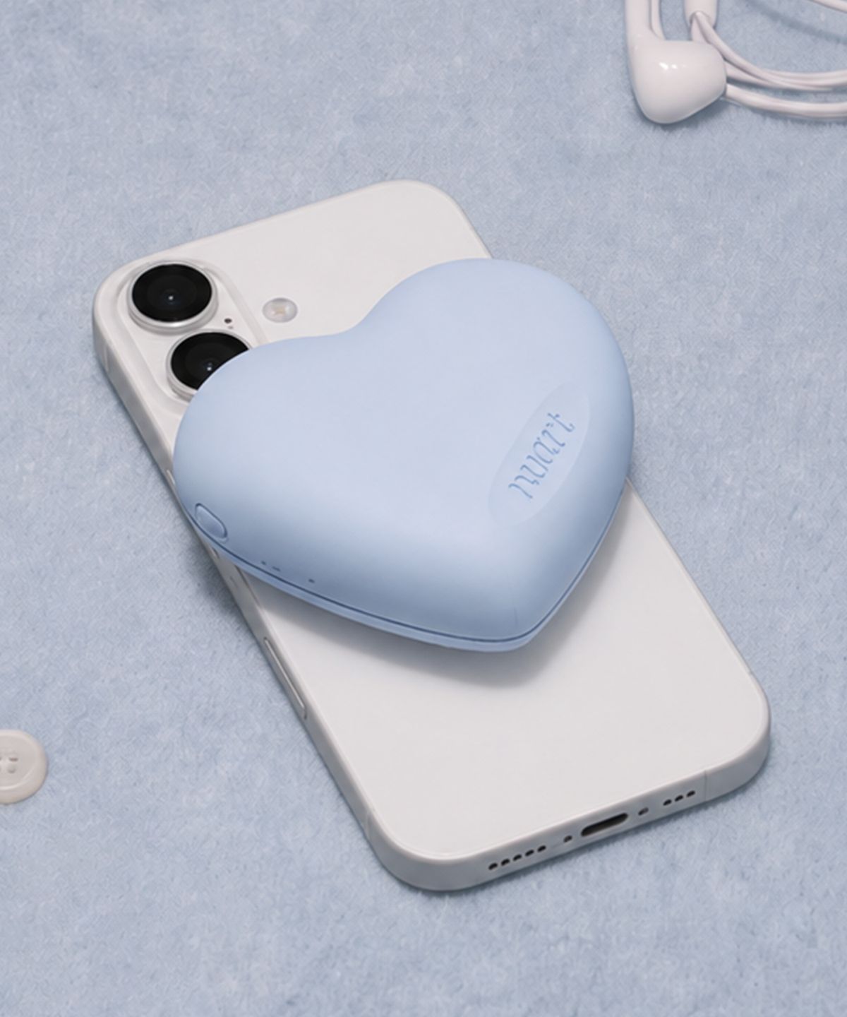 누아트(NUART) [5COLOR] 맥세이프 하트 보조배터리 5000mAh