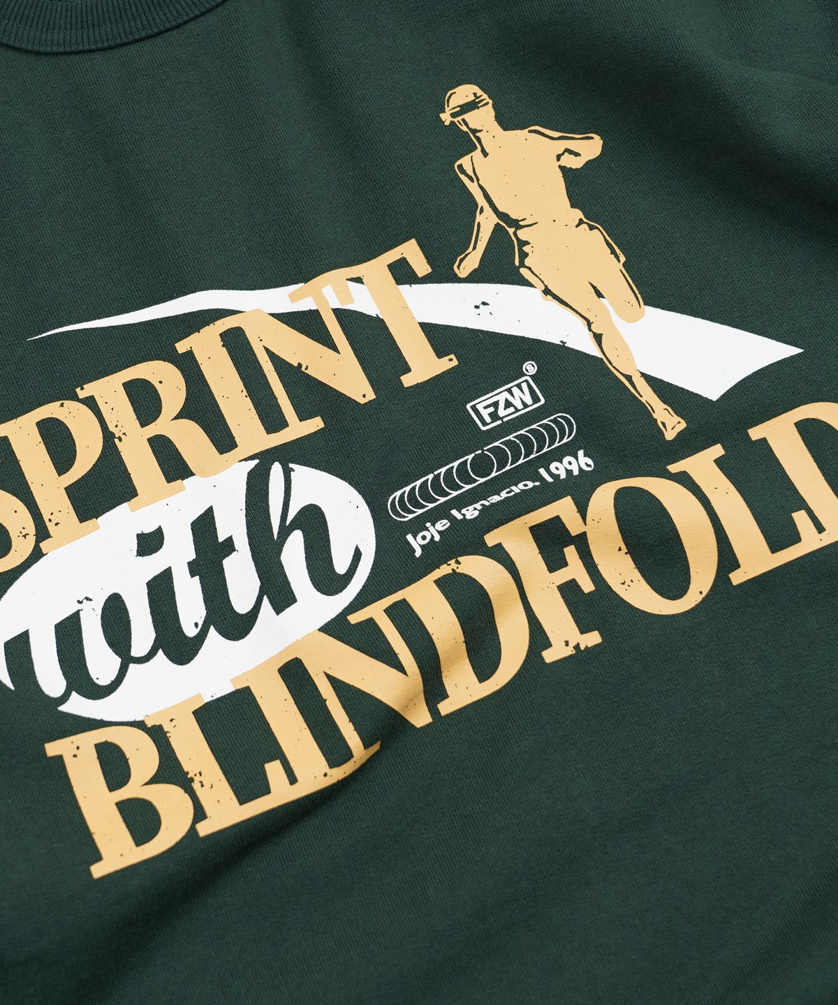 프리즘웍스(FRIZMWORKS) SPRINT WITH BLINDFOLD SWEATSHIRT _ GREEN