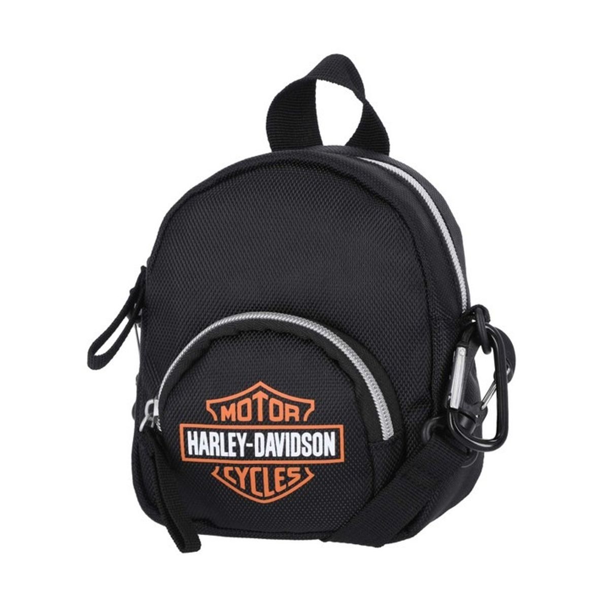 할리데이비슨(HARLEY-DAVIDSON) 바&실드 로고 컨버터블 미니 백팩 블랙