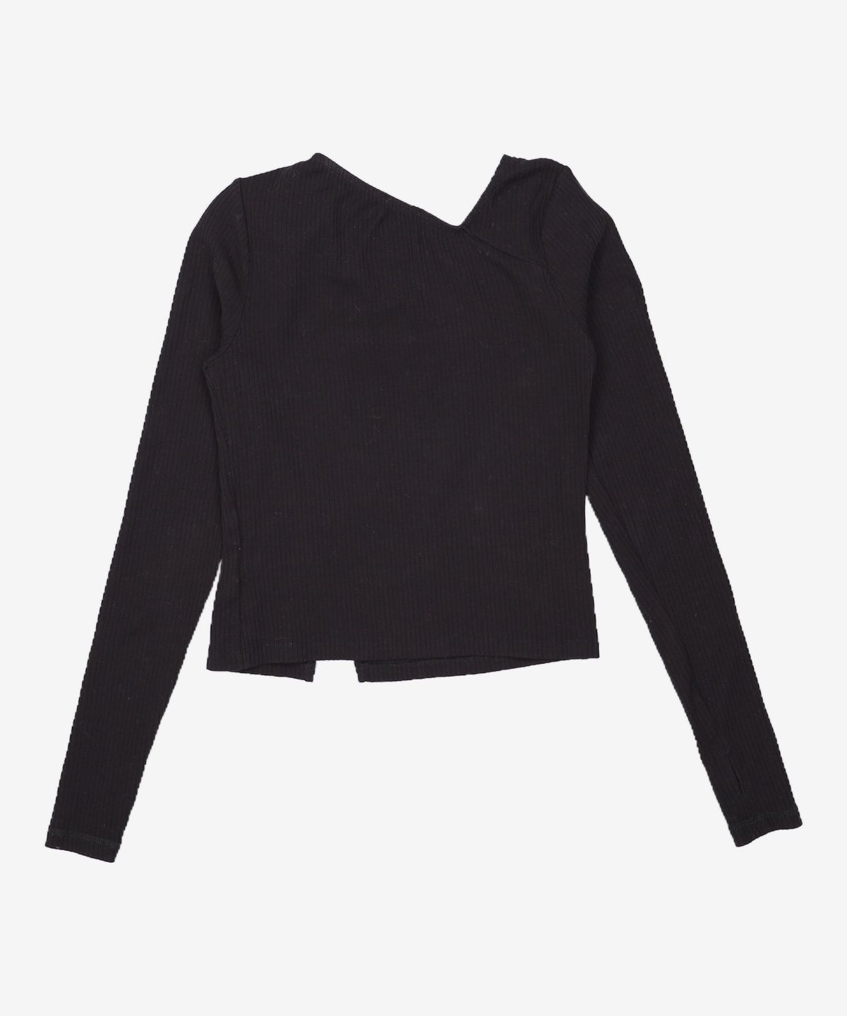 제이에스엔와이(JSNY) Unbalanced Cut-out Top Black (JWTS2F902BK) 85