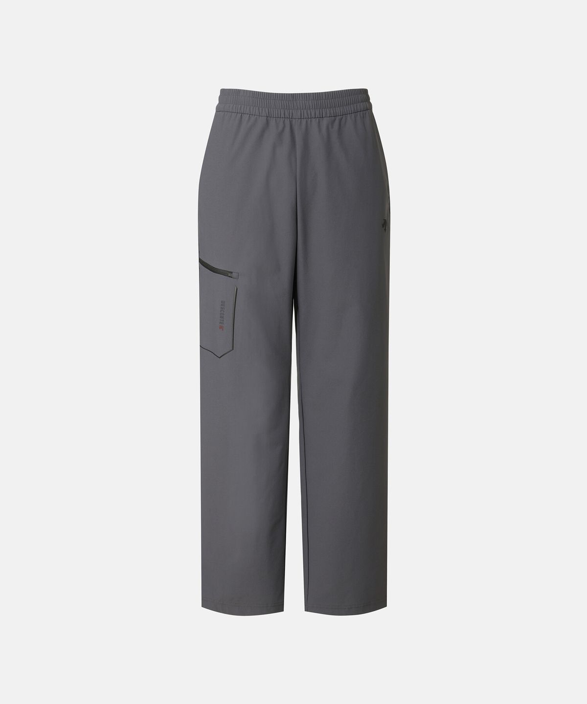 데상트(DESCENTE) 남성 카고 포켓 스트레이트핏 팬츠 차콜 그레이 SR321TWP82