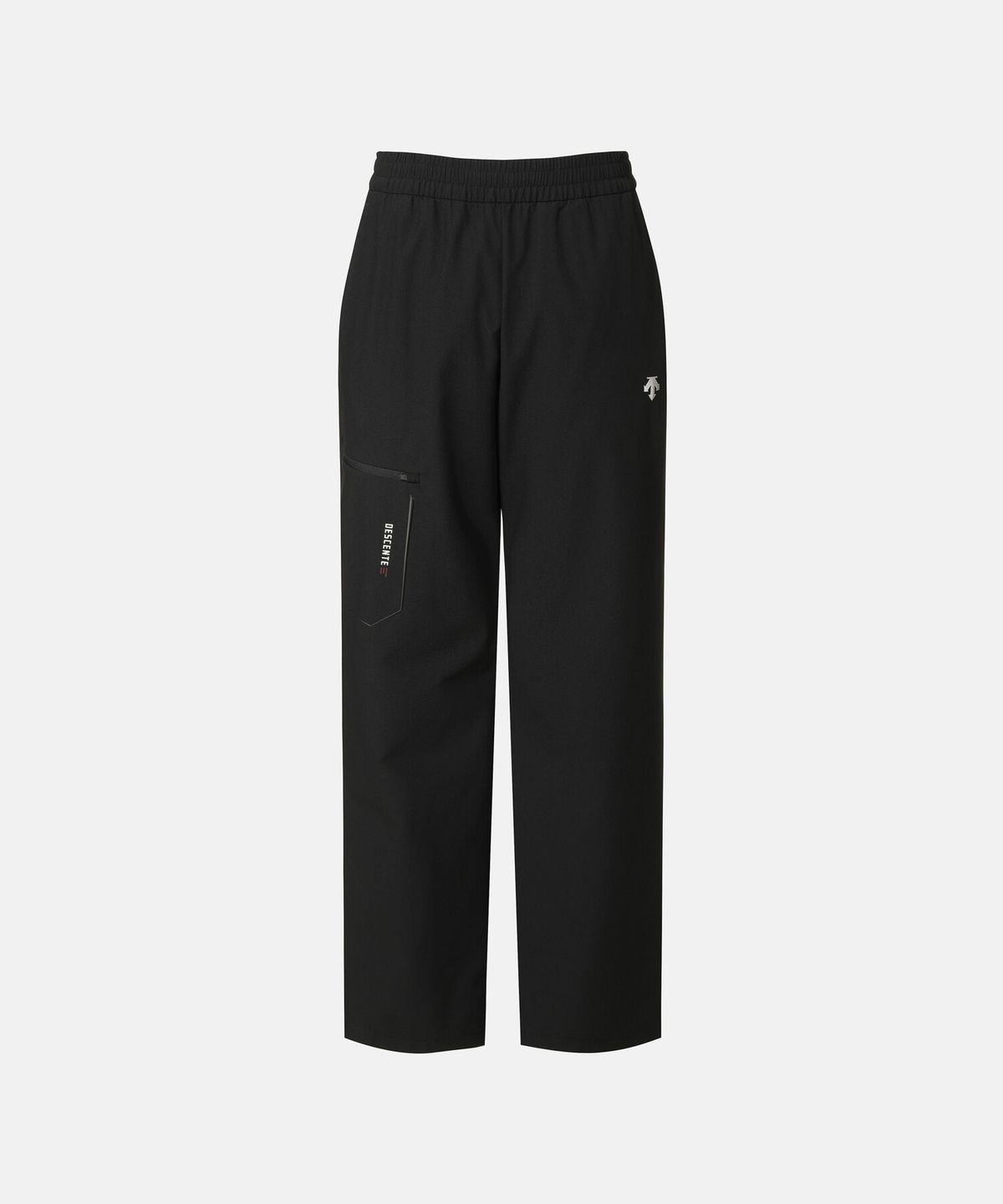 데상트(DESCENTE) 남성 카고 포켓 스트레이트핏 팬츠 블랙 SR321TWP82