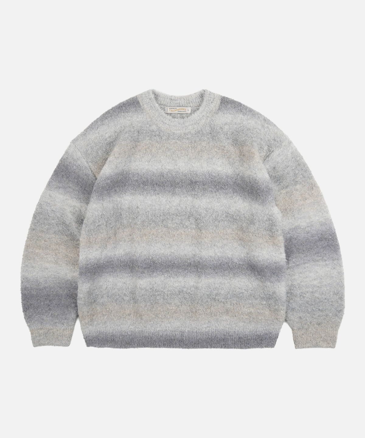 프리즘웍스(FRIZMWORKS) GRADATION BOUCLE KNIT _ FOG