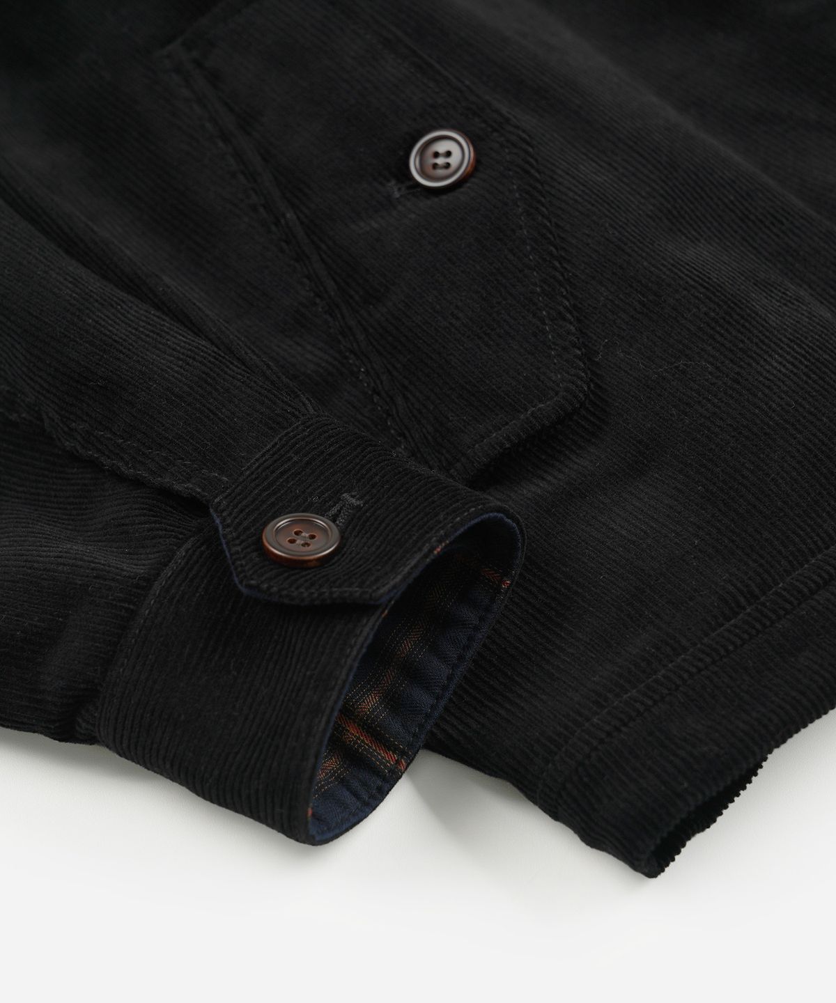 프리즘웍스(FRIZMWORKS) CORDUROY BUDDY HARRINGTON JACKET _ BLACK