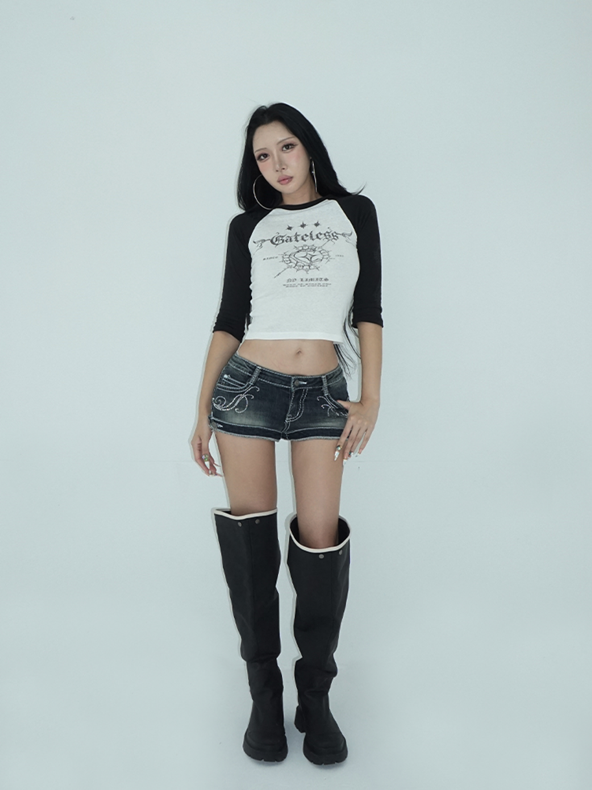 게이트리스(GATELESS) WATERPROOF HIGH BOOTS