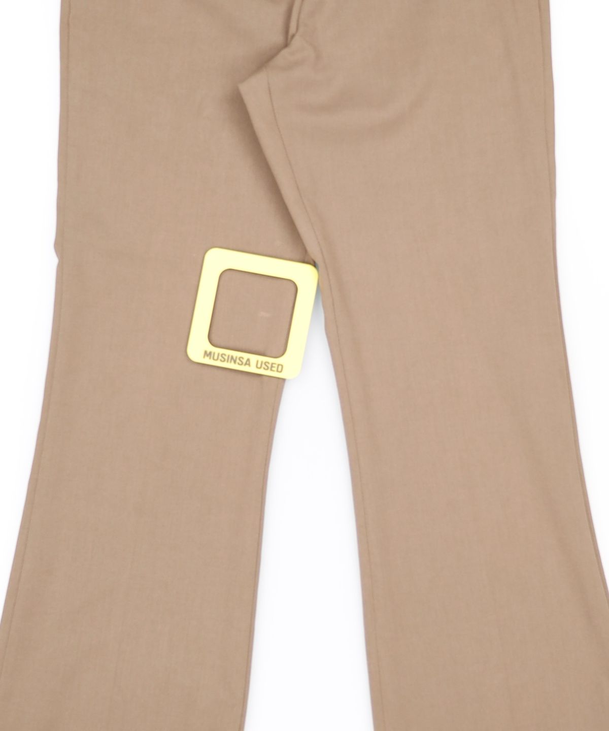 룩캐스트(LOOKAST) 브라운 부츠컷 히든 밴딩 팬츠 / BROWN BOOTS CUT HIDDEN BANDING PANTS XS