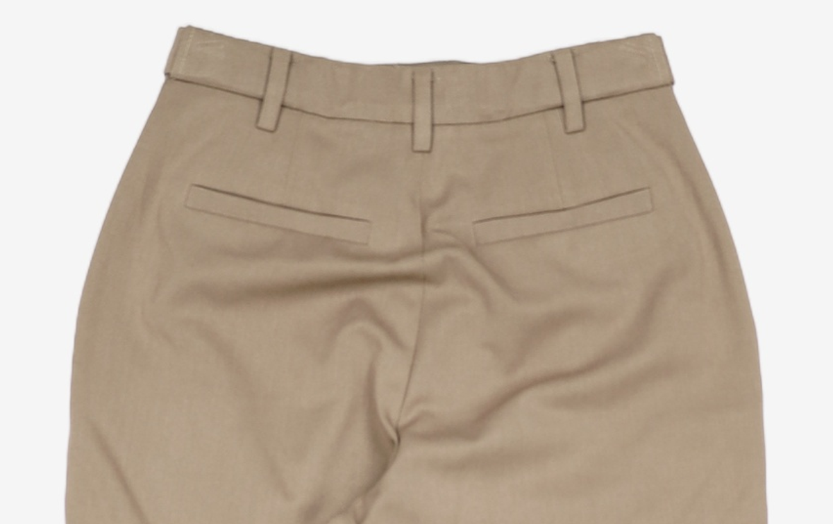룩캐스트(LOOKAST) 브라운 부츠컷 히든 밴딩 팬츠 / BROWN BOOTS CUT HIDDEN BANDING PANTS XS