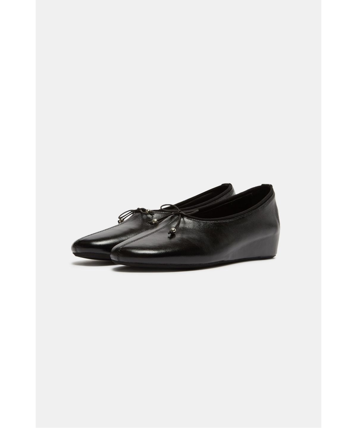 슈콤마보니(SUECOMMA BONNIE) Moment basic flats(black)_DG1DA26520BLK