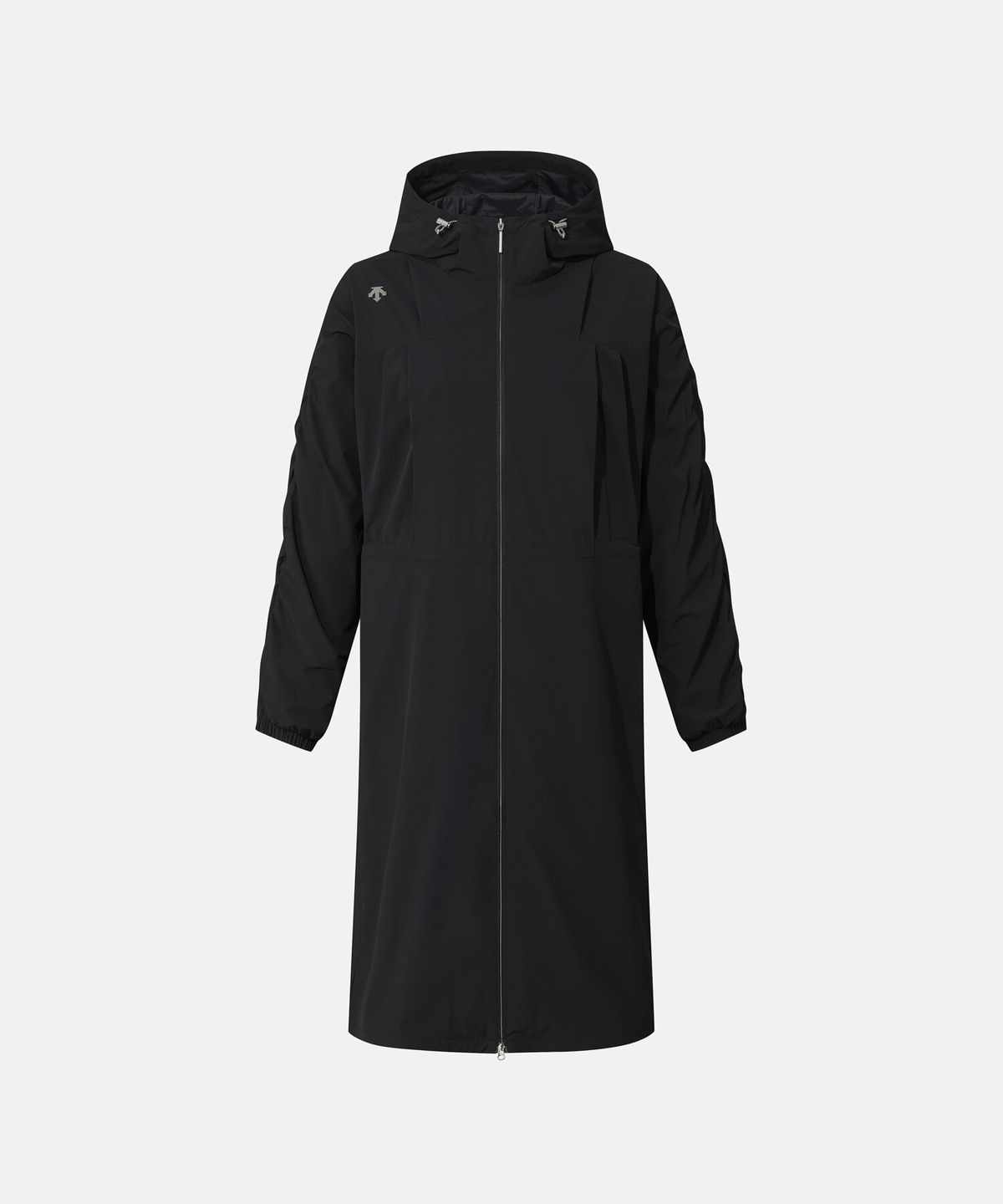 데상트(DESCENTE) 여성 우븐 후드형 오버핏 자켓 블랙 SR322PJK82