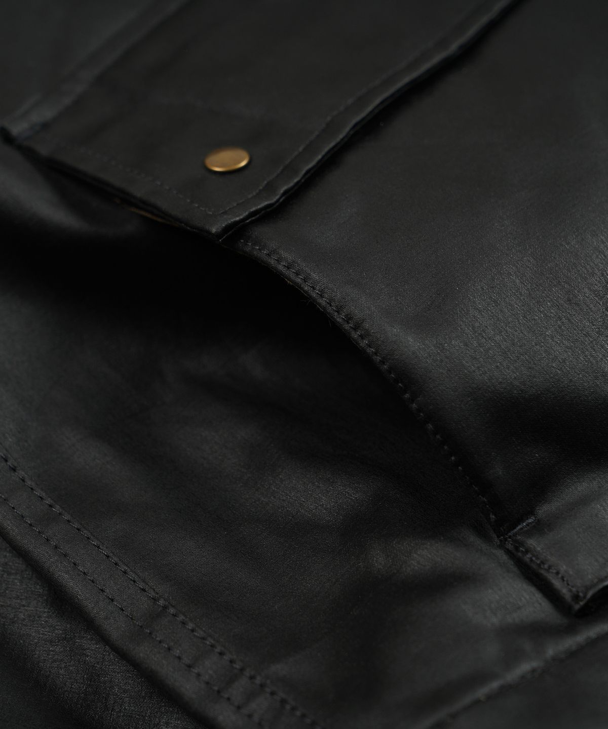 프리즘웍스(FRIZMWORKS) WAXED COTTON HERITAGE HUNTING JACKET _ BLACK