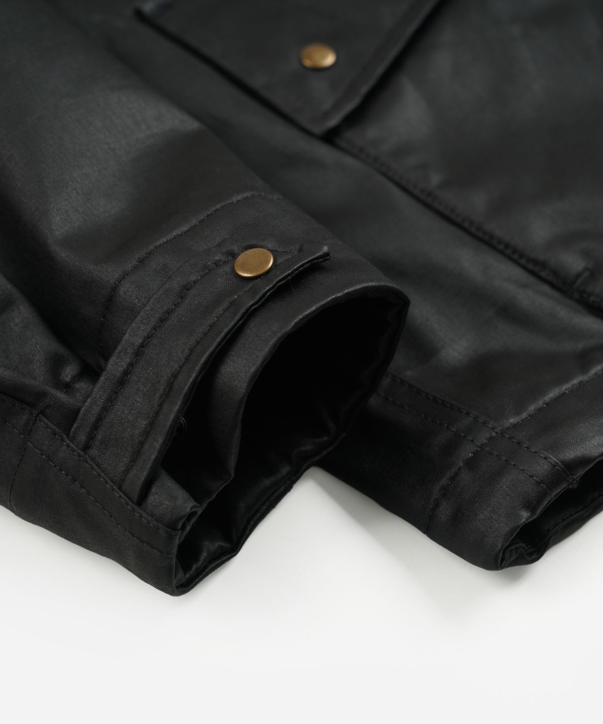 프리즘웍스(FRIZMWORKS) WAXED COTTON HERITAGE HUNTING JACKET _ BLACK