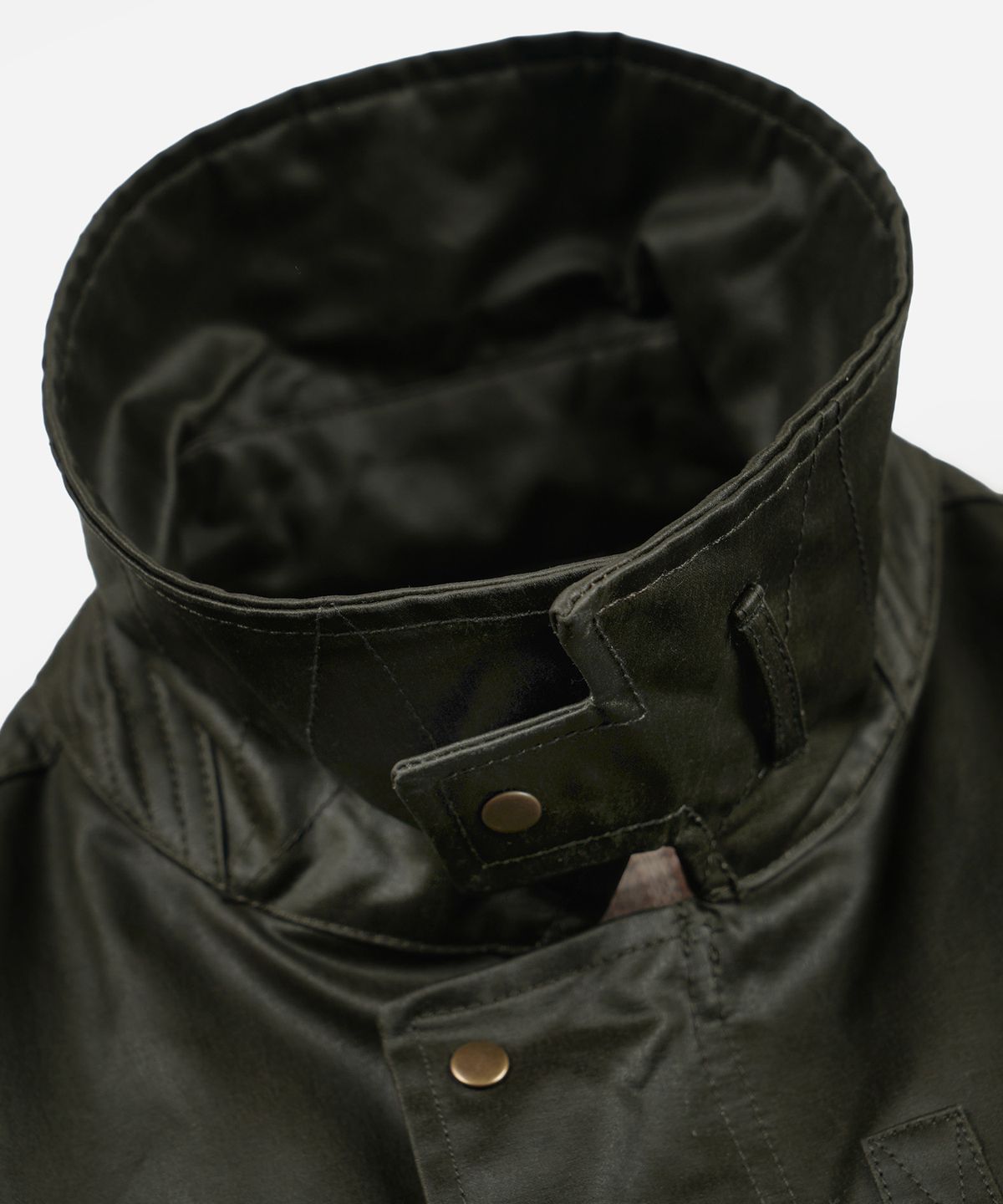 프리즘웍스(FRIZMWORKS) WAXED COTTON HERITAGE HUNTING JACKET _ OLIVE BROWN