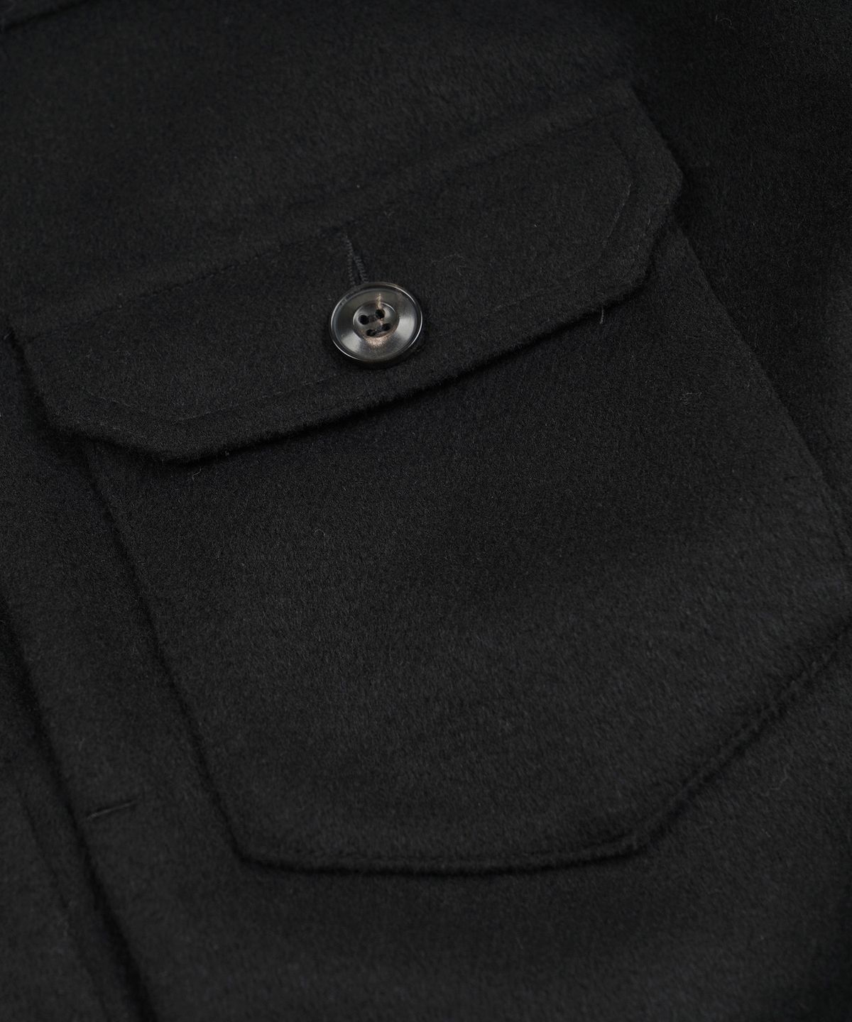 프리즘웍스(FRIZMWORKS) SOLID WOOL TRUCKER JACKET _ BLACK