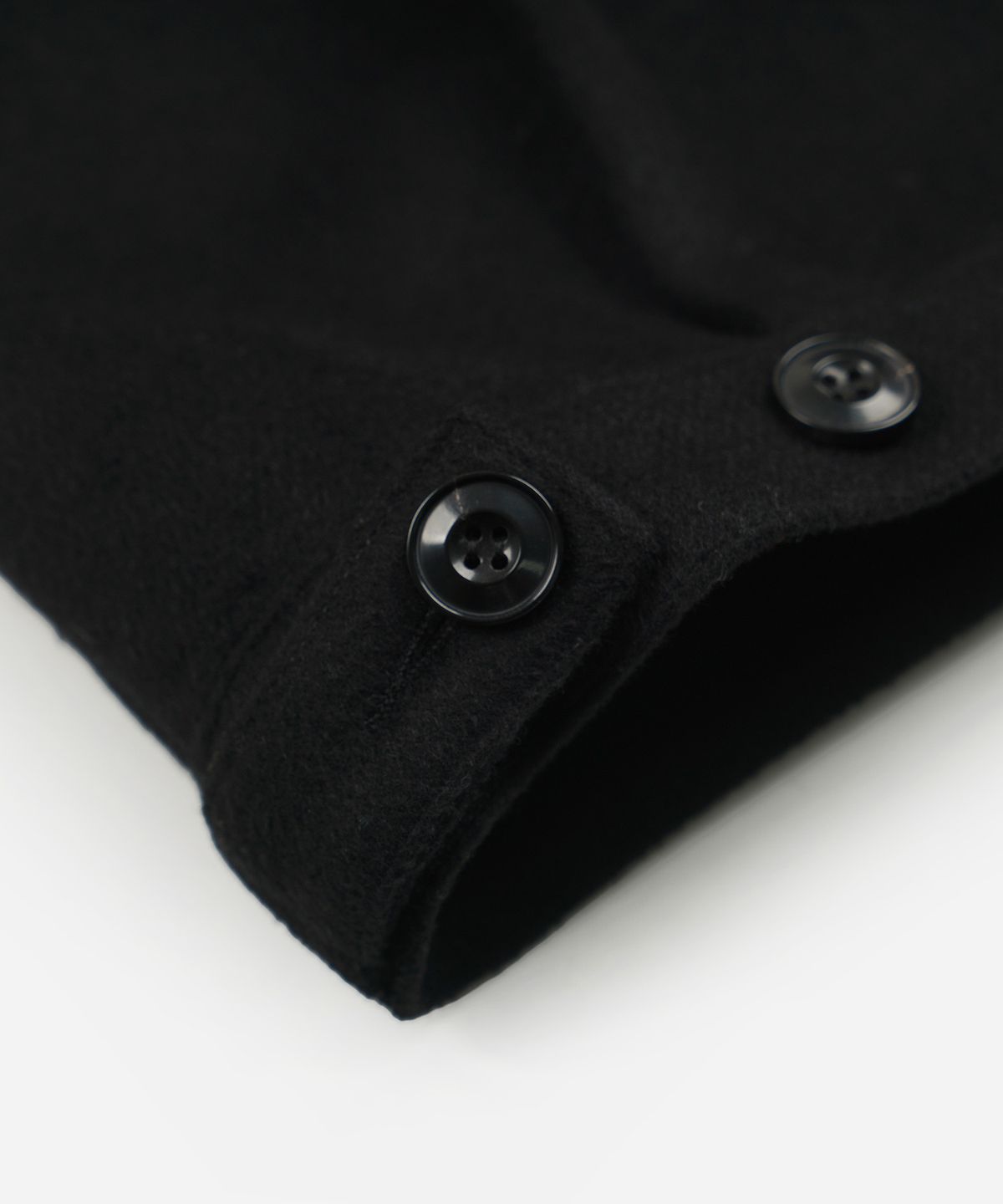 프리즘웍스(FRIZMWORKS) SOLID WOOL TRUCKER JACKET _ BLACK