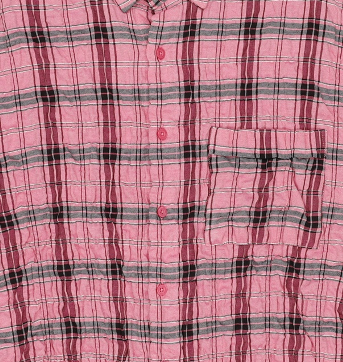 어반드레스(AVANDRESS) Legacy Linkle Check Overfit Rollup Shirt - 2COL M