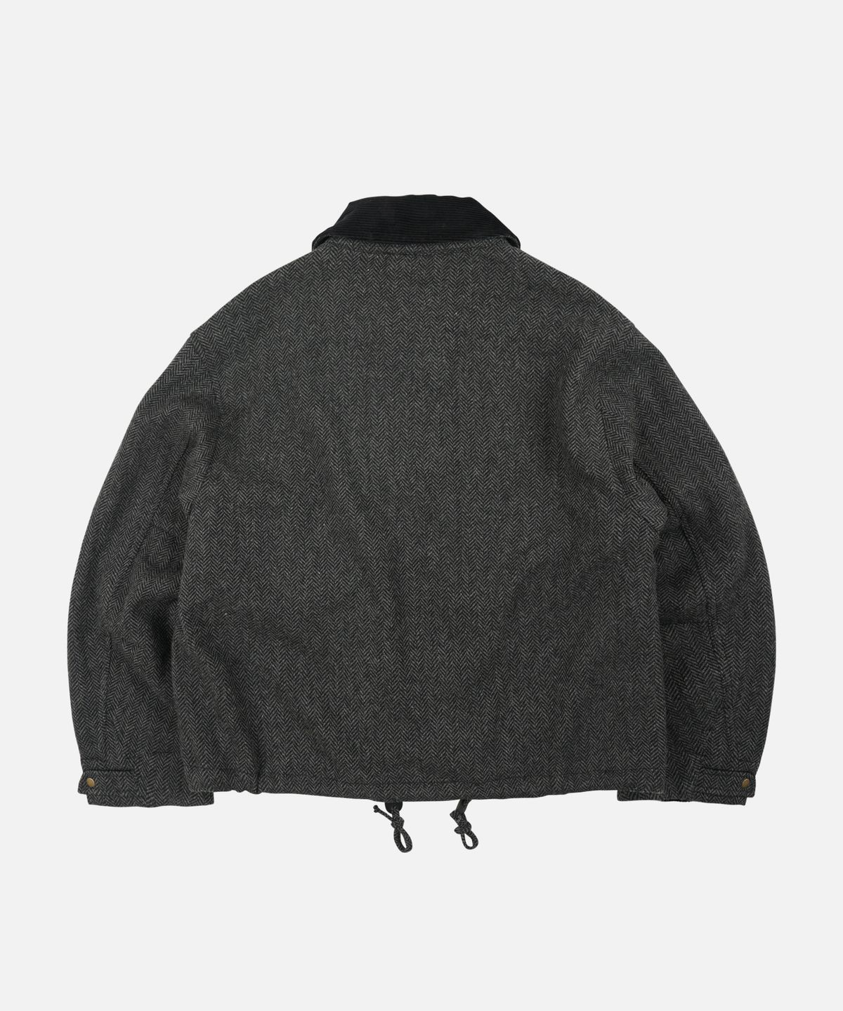 프리즘웍스(FRIZMWORKS) HERRINGBONE WOOL HUNTING JACKET _ GRAY BLACK
