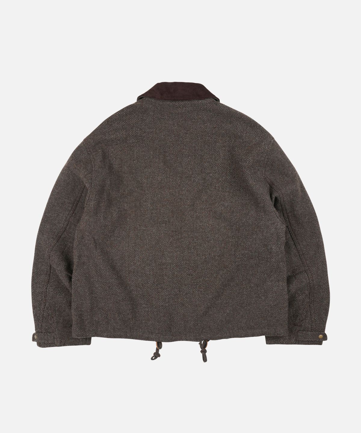 프리즘웍스(FRIZMWORKS) HERRINGBONE WOOL HUNTING JACKET _ PINE BROWN