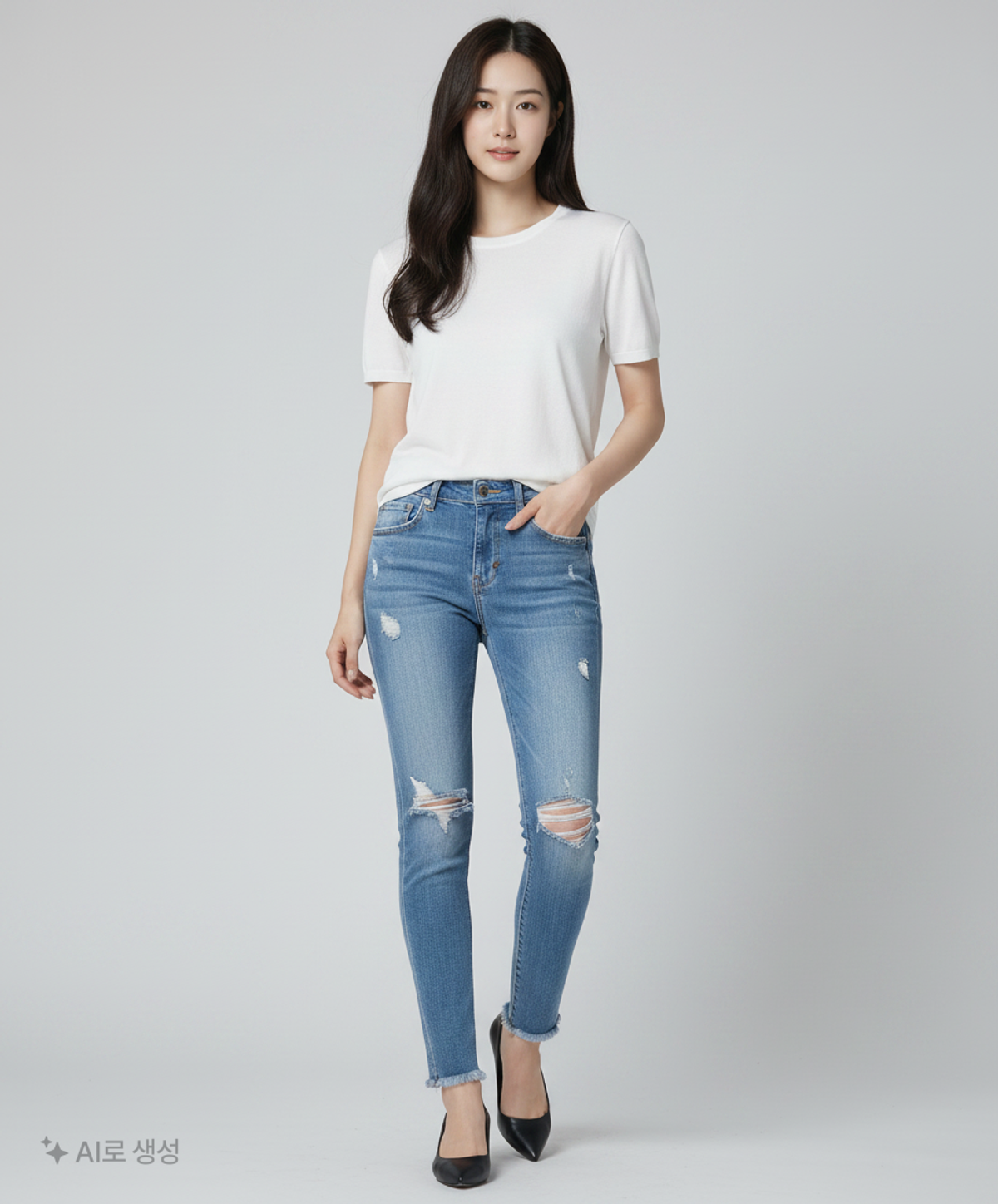 마우시(MOUSSY) 청/데님 팬츠 26