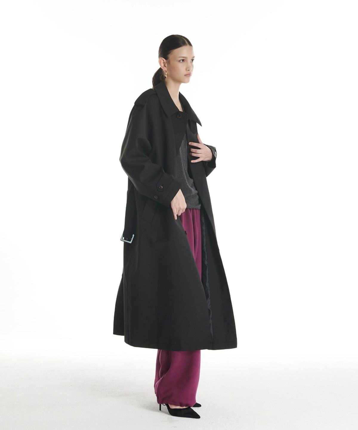 프로젝트 웨이브(PROJECT WAVE) Kain Trench Coat (2color)