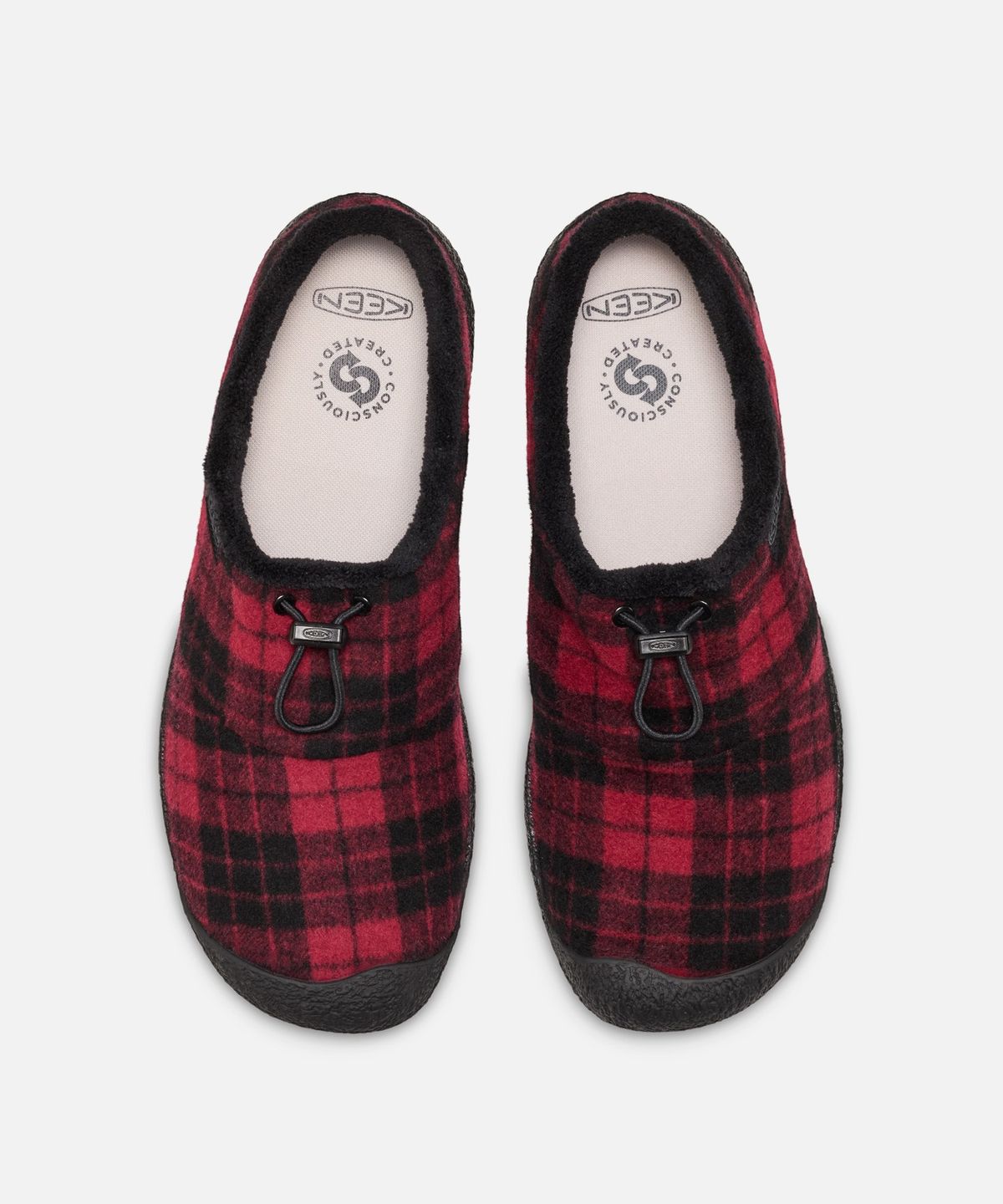 킨(KEEN) 하우저 III 남성 슬라이드 FRONTIER FLANNEL RED