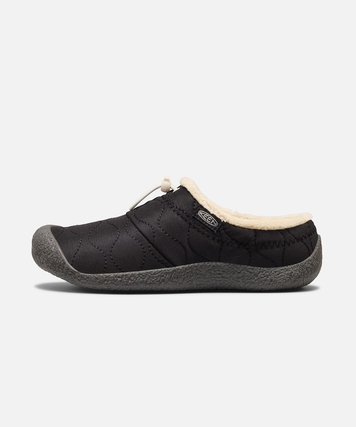 킨(KEEN) 하우저 III 여성 슬라이드 BLACK QUILTED