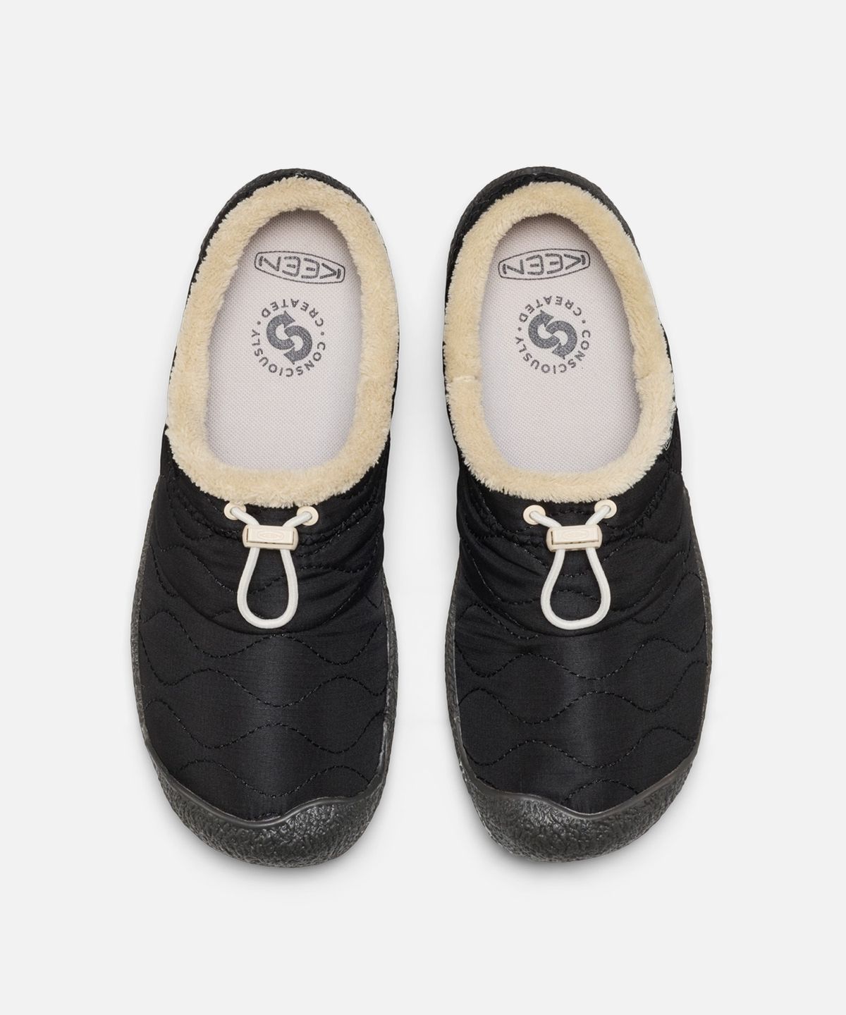 킨(KEEN) 하우저 III 여성 슬라이드 BLACK QUILTED