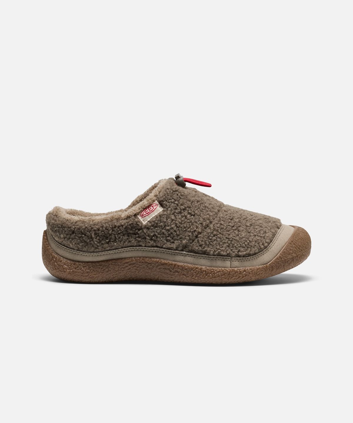킨(KEEN) 하우저 III 여성 슬라이드 BRINDLE/BRINDLE SHERPA FLEECE