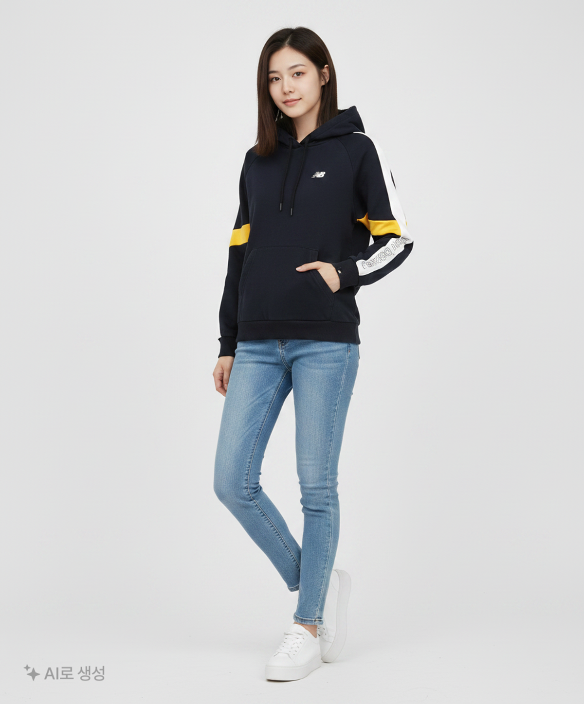 뉴발란스(NEW BALANCE) 후드 티셔츠 95