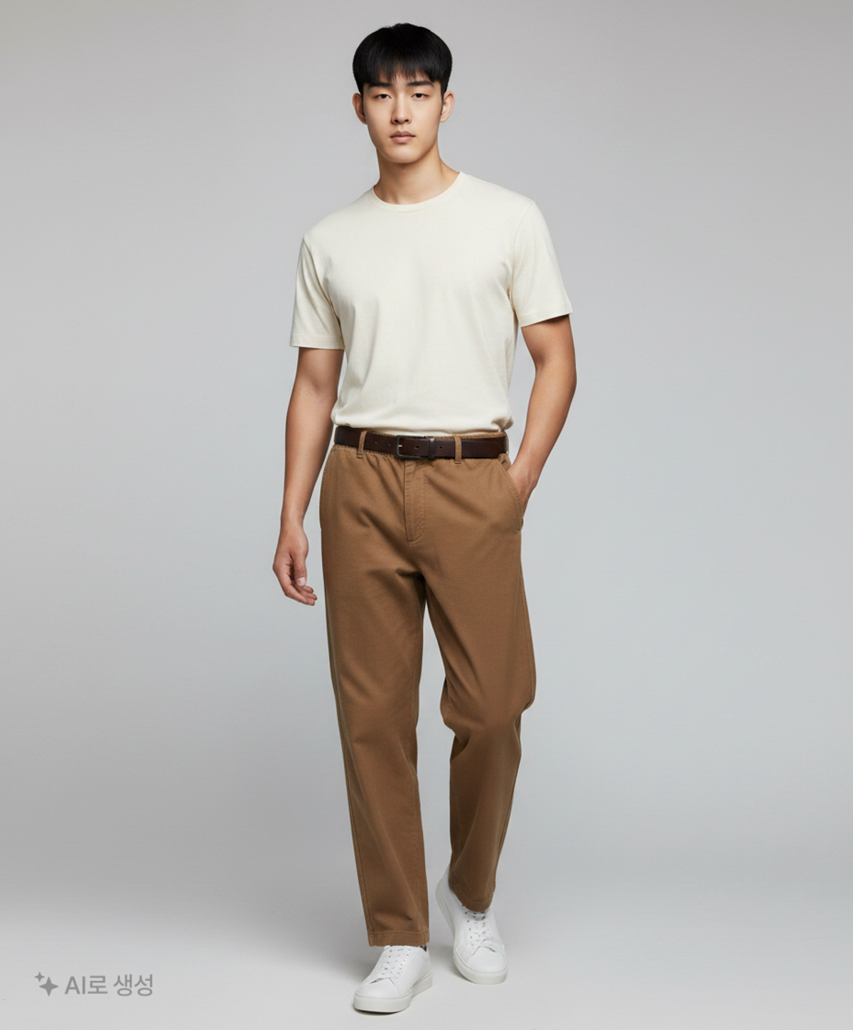 유니클로(UNIQLO) 코튼 팬츠 L