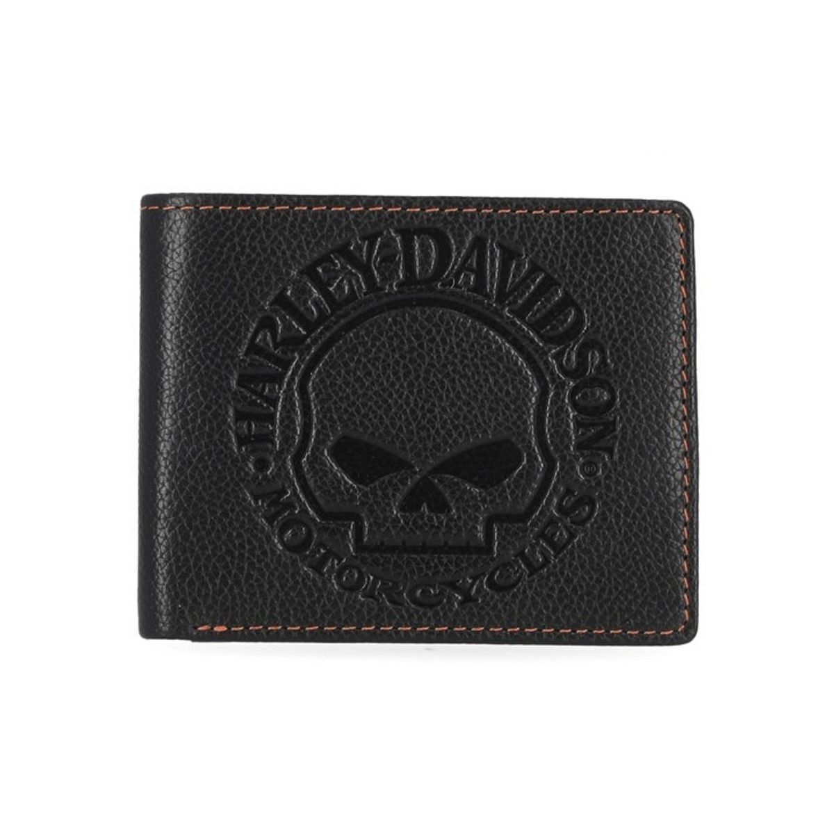 할리데이비슨(HARLEY-DAVIDSON) 클래식 스컬 패스케이스 지갑