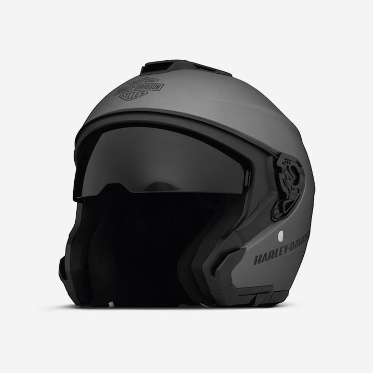 할리데이비슨(HARLEY-DAVIDSON) 메이우드 II 선 쉴드 H33 3/4 헬멧 BLACK SILVER