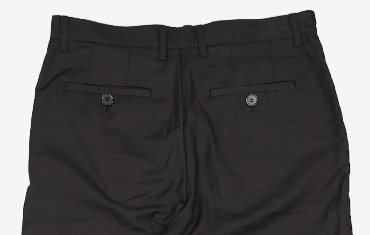 노매뉴얼(NOMANUAL) OPEN TUCK PANTS - BLACK 100