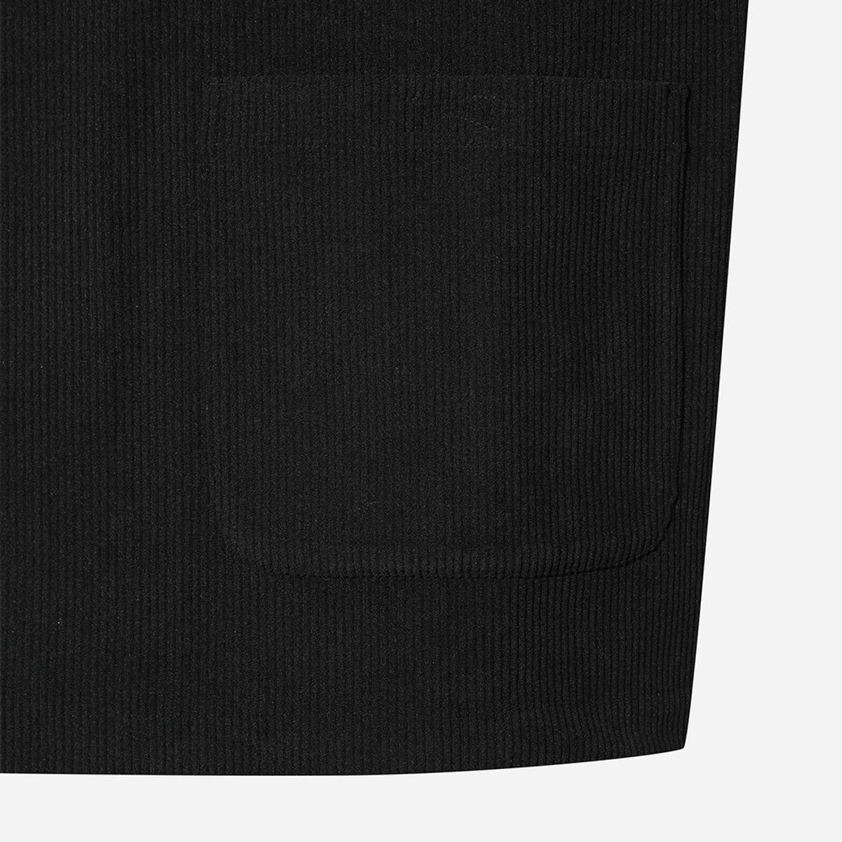 디오디(DOD) 그레인필드 코듀로이 하프집 아노락(BLACK)