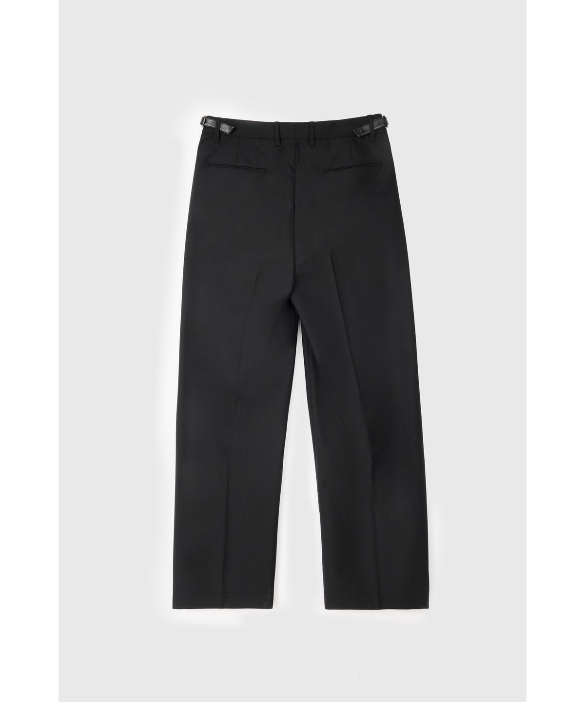 유스(YOUTH) 2-Pleated Tapered Pants - Black