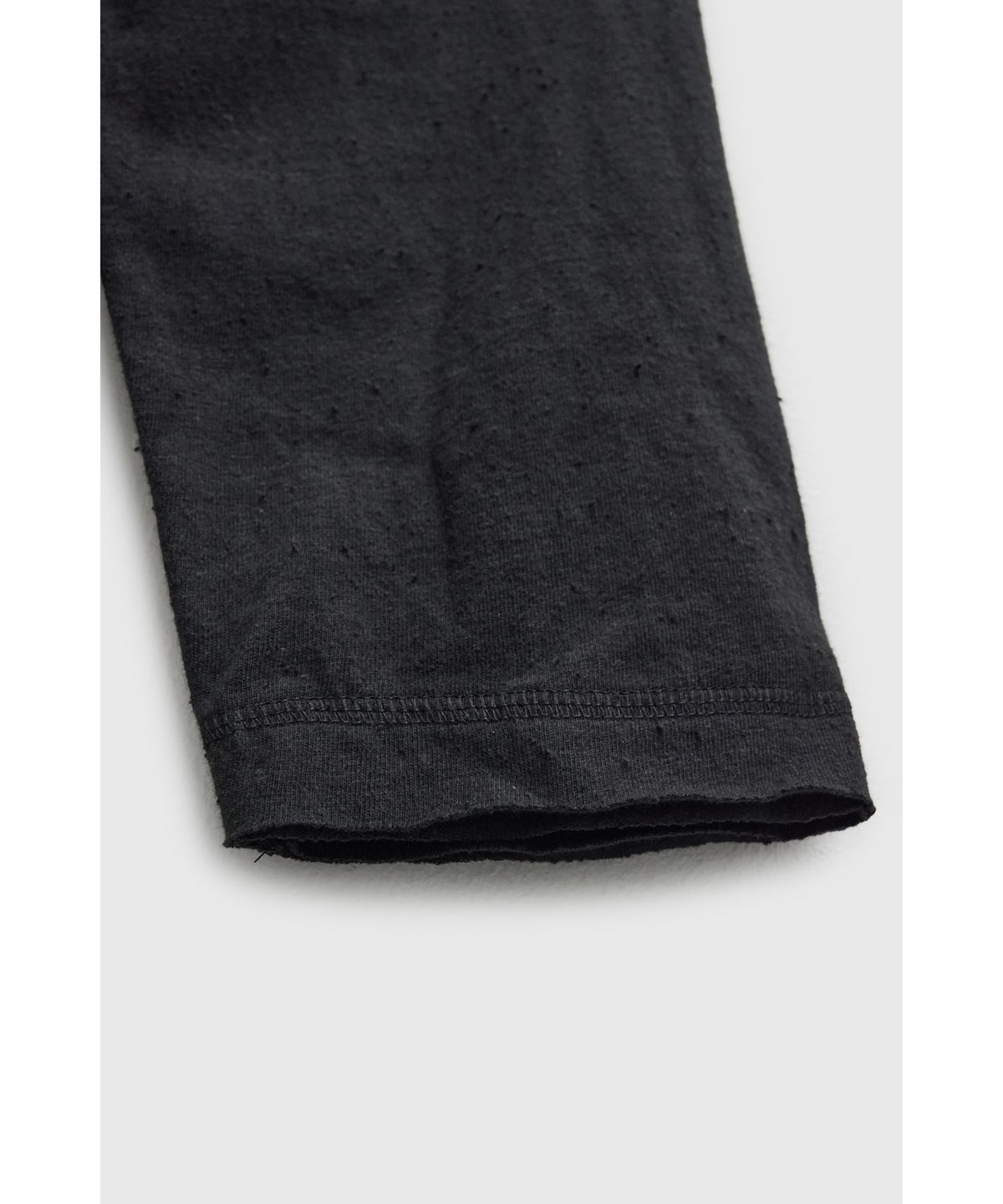 유스(YOUTH) Cut-off Zip-up T-shirt - Black