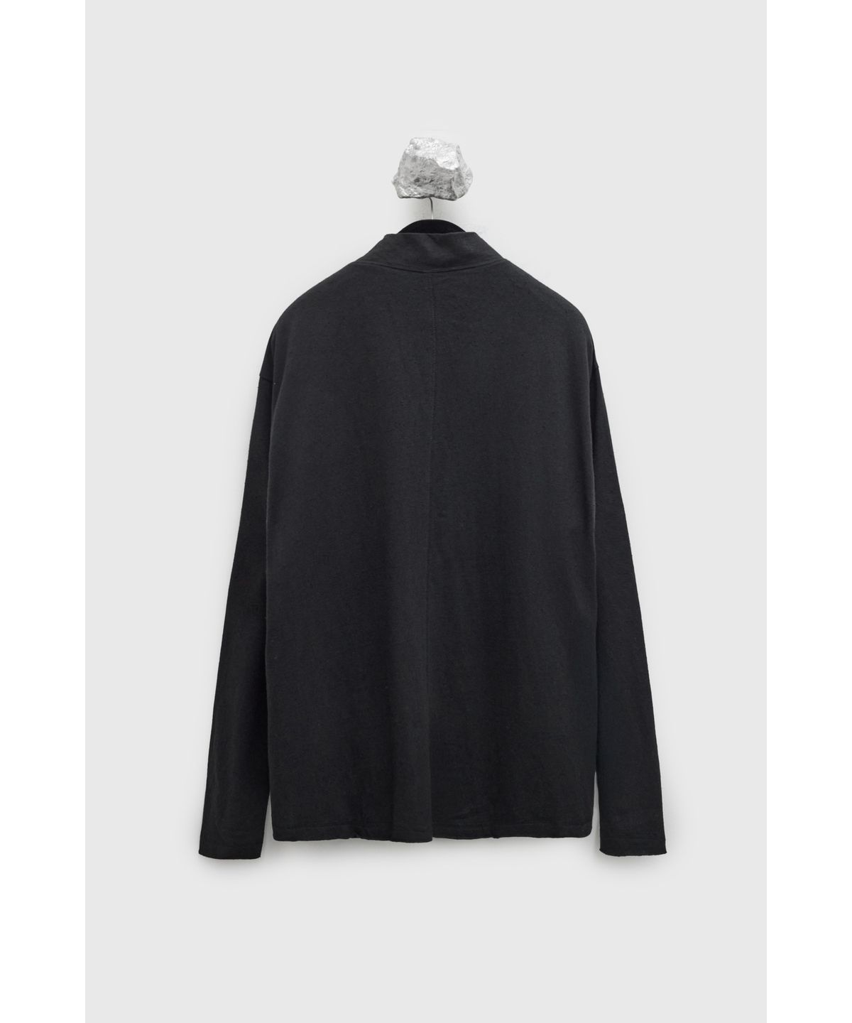 유스(YOUTH) Cut-off Zip-up T-shirt - Black
