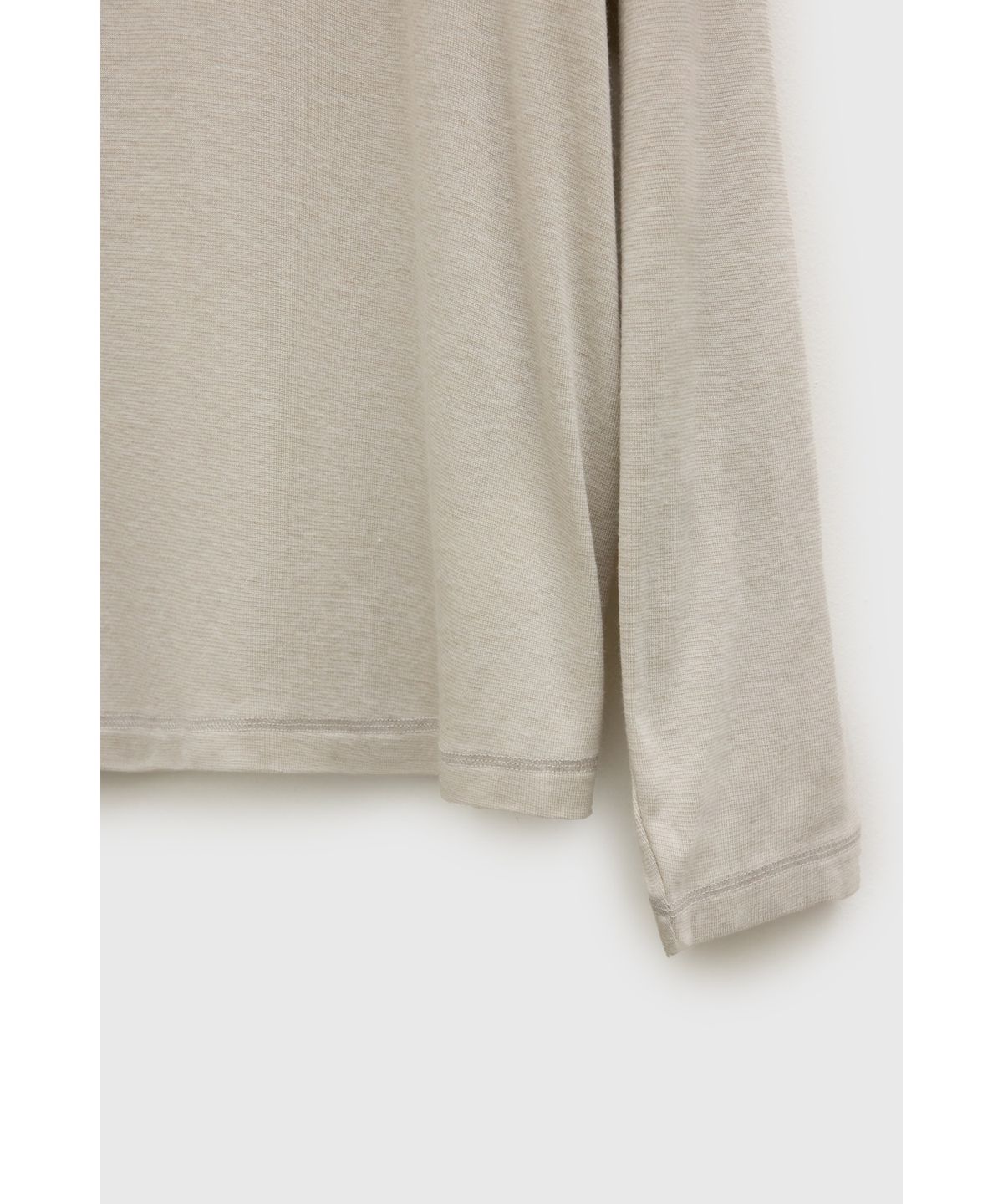 유스(YOUTH) Henley-neck L/S T-shirt - Ivory