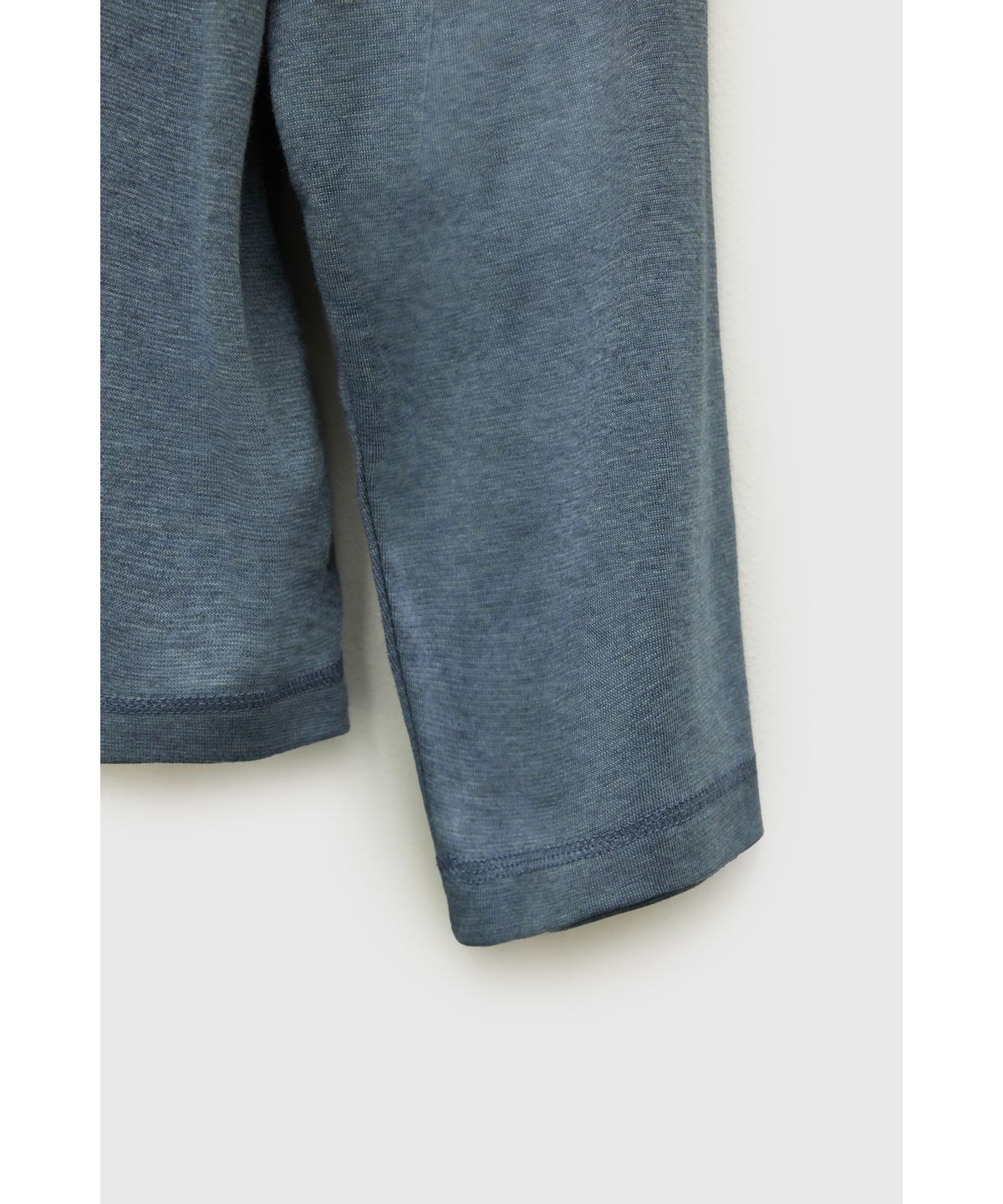 유스(YOUTH) Henley-neck L/S T-shirt - Blue