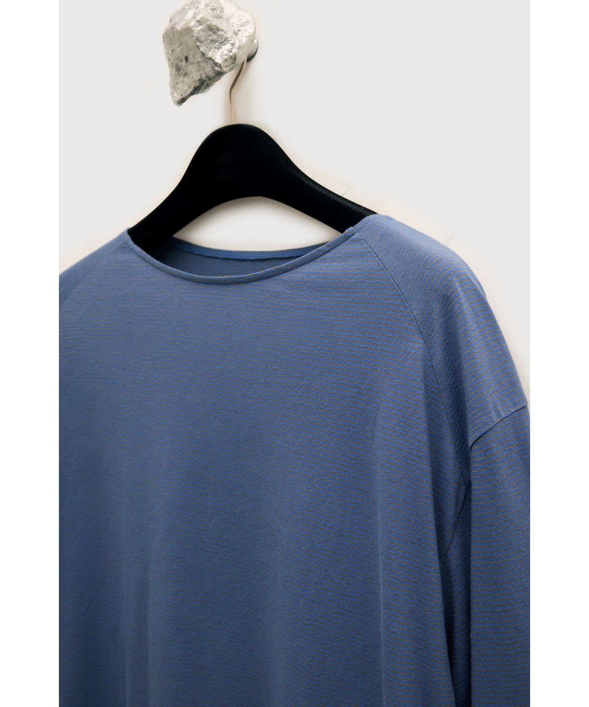 유스(YOUTH) Boat-neck Stripe T-shirt - Blue