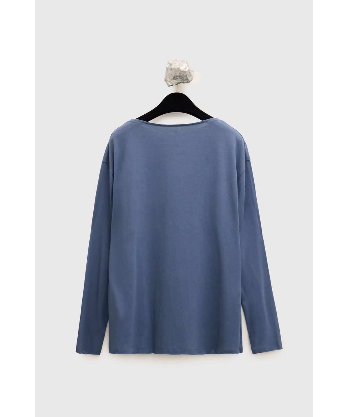유스(YOUTH) Boat-neck Stripe T-shirt - Blue