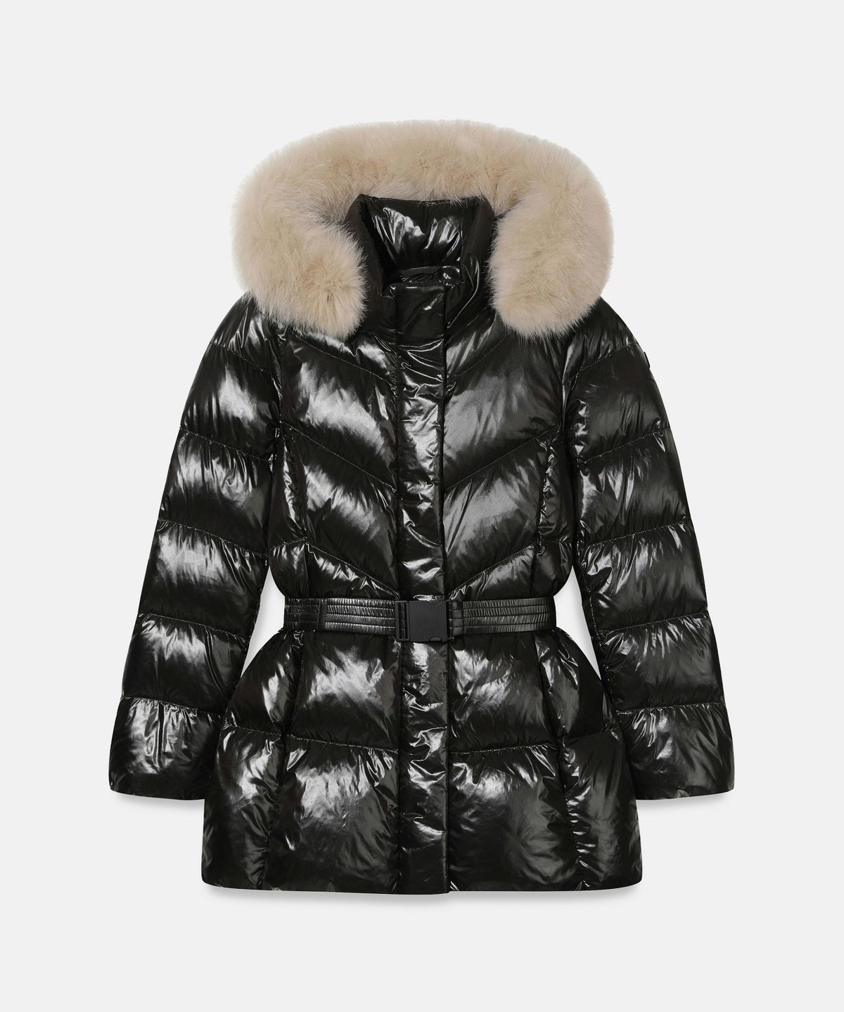 네파(NEPA) 7M82044 여자 여성 프리미아 글로시 벨티드 미드 다운 자켓