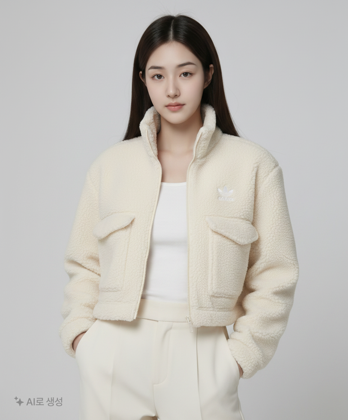 아디다스(ADIDAS) 테디 재킷 - 화이트 / FU3926 S