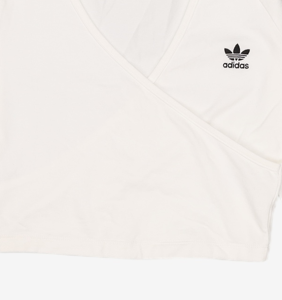 아디다스(ADIDAS) 클래식 크롭 티 - 화이트 / HC2030 S