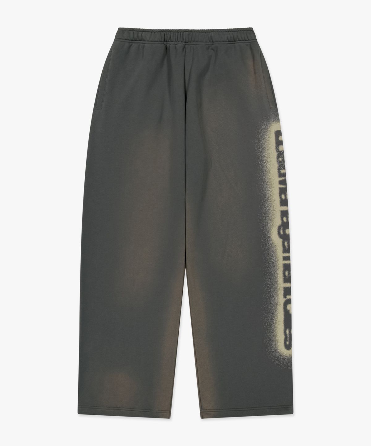 엘엠씨(LMC) SUNFADE BLUR LOGO SWEAT PANTS charcoal